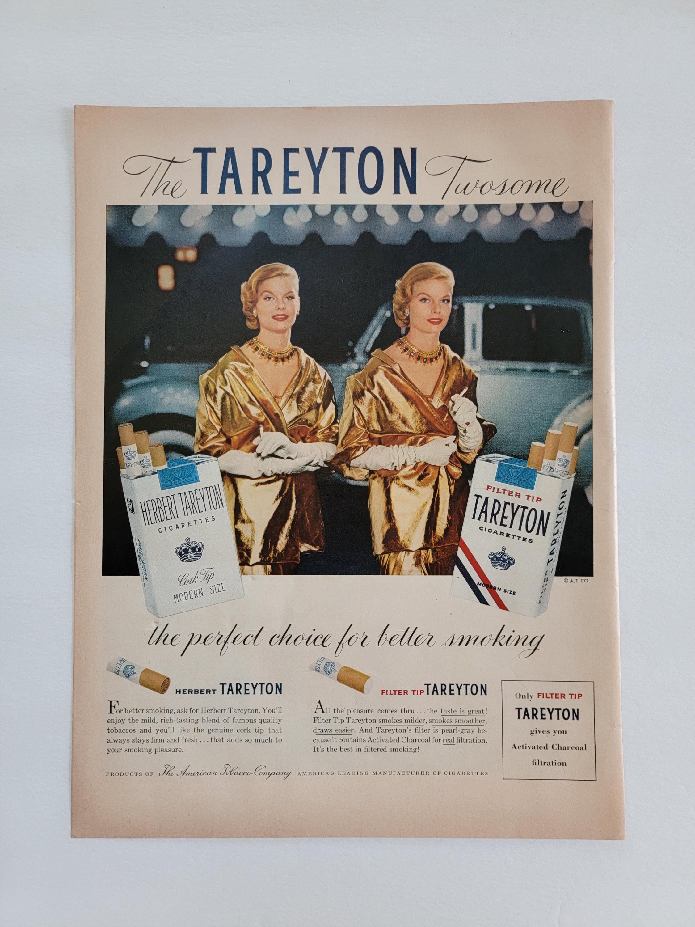 tareyton cigarettes ad I'd Rather Fight than Switch Tareyton Cigarette Vintage Tobacco Ad