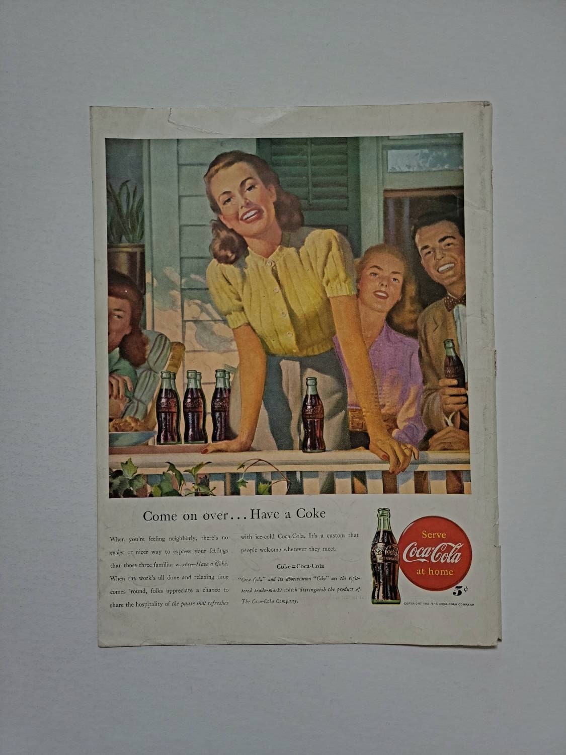1940’s USA コカコーラ 120th Anniversary「コカ・コーラ ベンディングマシンCAN」1940