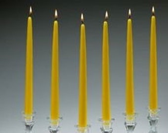 1-3-12pc Yellow Taper Candles/ 10"/ Centerpieces/ Vases/ Table Decorations/ Long Candles/Tall Candles/Blush Pink/Light Pink