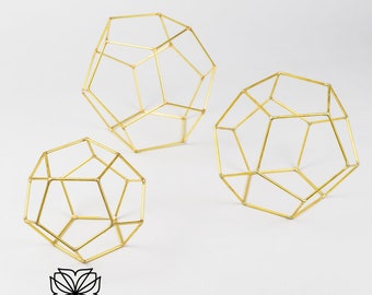 Soccer Glass-less Terrarium/Terrarium Frame/Triangle Geometric Terrarium/ Wedding Table Decor/ Terrarium Gift/ Terrarium Centerpiece