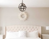 22 quot IVORY PAMPAS Wreath Fall Wreath Natural Wreath Indoor Wreath Pampas Wreath Natural Pampas Autumn Wreath Ivory Pampas Wreath Boho Pampas