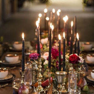 Black Taper Candles/ 10"/ Centerpieces/ Vases/ Table Decorations/ Long Candles/Tall Candles/Blush Pink/Light Pink
