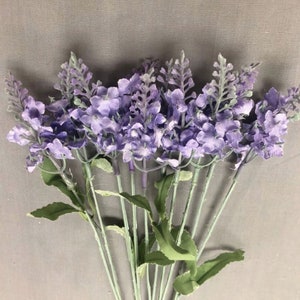 Purple Lavender Stem/Sprays/Succulents/Purple Lavender/ Wedding Centerpieces/Home Decor/Faux Flowers/Silk Flowers/Flower Bouquet