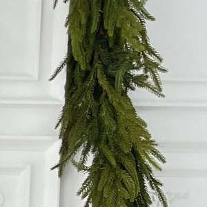 36&quot; Real Touch Norfolk Pine Garland/ Faux Garlands/Vines/Greenery/Wedding Centerpieces/Home Decor/Faux Vines/Silk Vines/Garlands