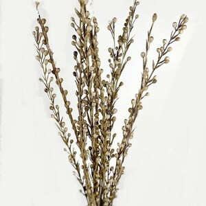 12pcs 24&quot; Gold Wash Moti Sticks/Decorative Balls/Rustic Decor/Home Decoration/Home Decor/Winter Wedding/Wedding Centrepiece/DIY wedding