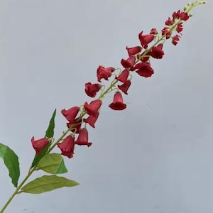 37" Red Flower Bells Of Ireland/ White Orchid/Green Orchid /Wedding Centerpieces/Home Decor/Faux Flowers/Silk Flowers/Flower Bouquet