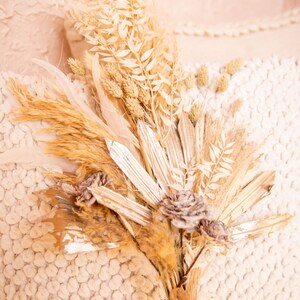 Dried Silver Sun Palm Pampas Bouquet/25"/Palm Spades/Reed/Dried Pampas/Pampas Bouquet Decor/Boho Pampas/Bouquet/Bunny Tail