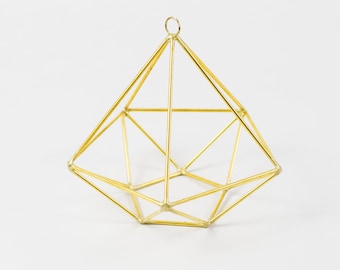 Pentagon Diamond Glass-less Terrarium/Terrarium Frame/Geometric Terrarium/Wedding Decor/Terrarium Kit/ Terrarium Gift/ Terrarium Centerpiece