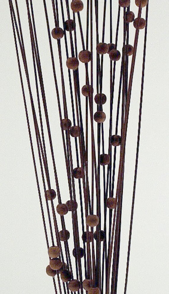 imagen oasis pesadilla Palitos de bambú perla marrón de 33 / Bolas decorativas - Etsy España