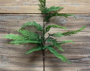 40 Fresh Touch Norfolk Pine Branch/faux Spray/autumn Decor/holiday  Decor/fall Decor/thanksgiving Decor/wedding Decor 