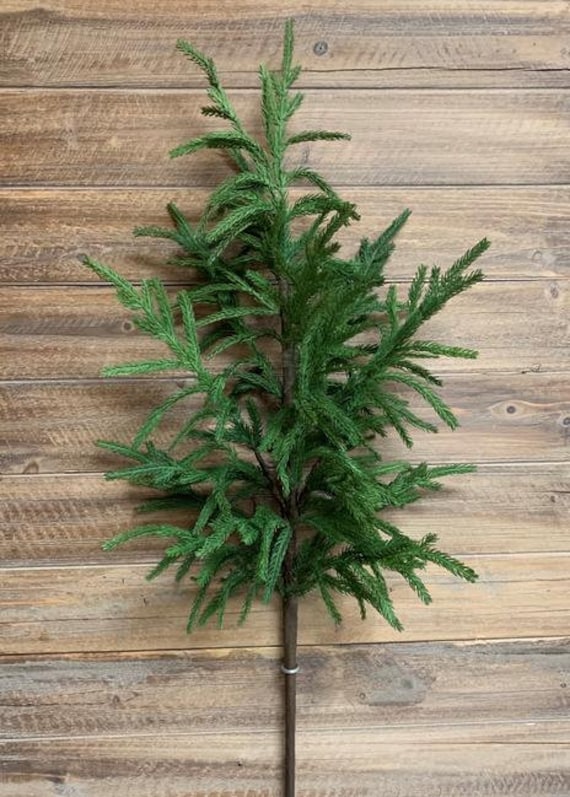 40 Fresh Touch Norfolk Pine Branch/faux Spray/autumn Decor/holiday