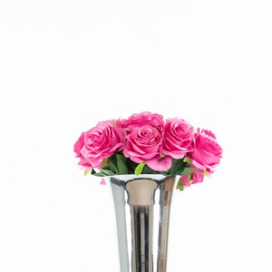 Love Letter Pink Rose Bush/Pink Rose Bush/Faux Flowers/Mutiple sizes/Aisle decor/ Centerpiece/Home Decor/Yellow Flowers/Roses
