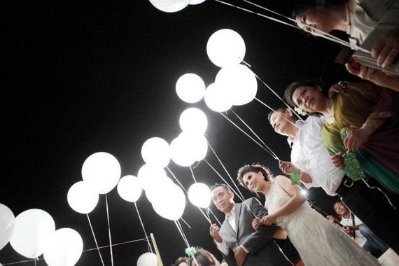 Luci LED bianche per palloncini Matrimonio Salutato Decorazioni per feste  Luci a LED Luci a palloncino 10/20/30/50/100/150/200 pezzi -  Italia