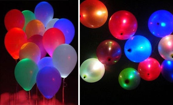 100 150 200 Pcs LED Balloons Light Up Balloons PARTY Decoration Wedding Birthday 