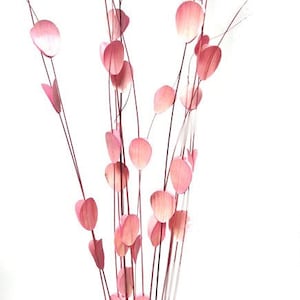 40&quot; Pink Petal Ting/Willow Natural Branch/Branches/Centerpiece decor/ Winter/Decoration Branches/Branches/Glitter Branches/Silver Branches