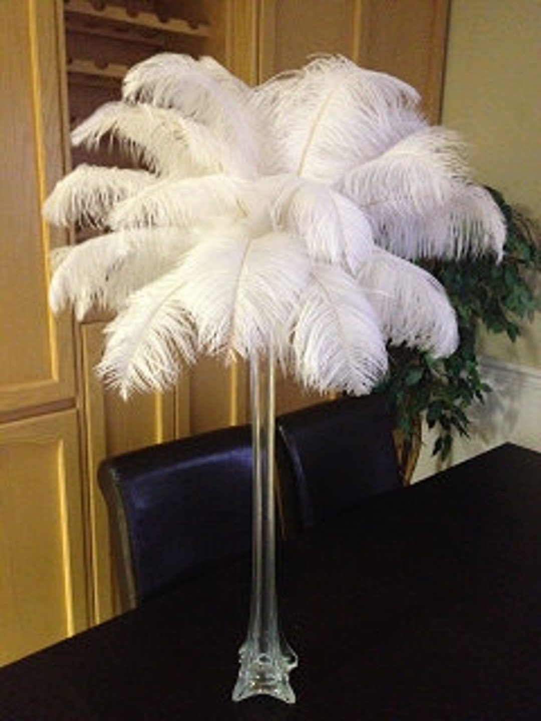 Faux Ostrich Feathers Available For Gift Box Home Wedding - Temu