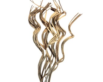 22" Natural Coco Curly Branches/Centerpiece decor/Winter wonderland/Decoration Branches/Gold Branch/Glitter Branch/Silver Branch