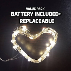 Party/Bulk Pack! 1 Meter/10 led Micro LED Fairy string light 1M/10 lights waterproof. Silver/Copper wire/ white light, warm white