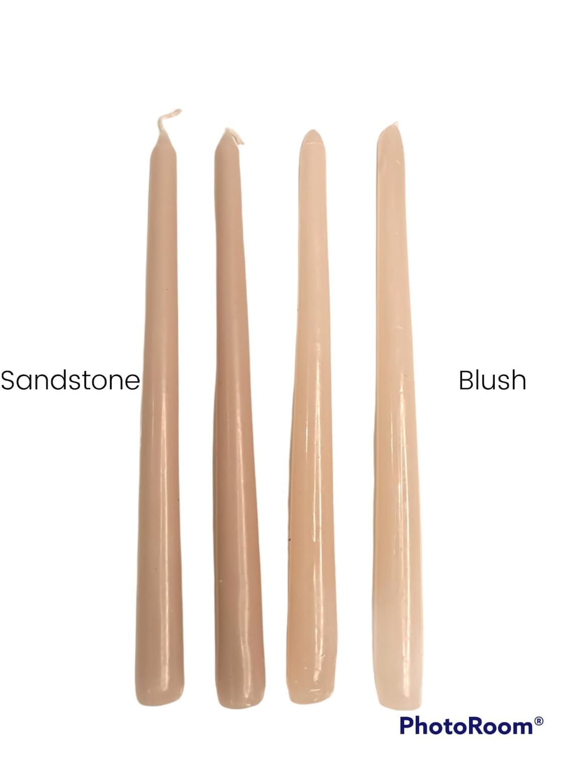 1312pc Sandstone/blush/ Taper Candles/ 10/ Etsy