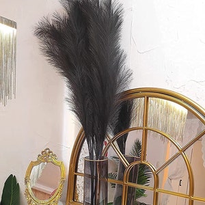 3 x 33" Faux Single Stem Pampas Grass/Black/Green/Blush/Champagne/Brown/Red/Brown/Pampas Bundle/Home Decor/Wedding Decor/Pampas/