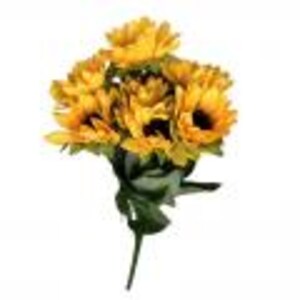 Yellow Sunflower Spray/Sprays/ Fall Sprays/ Orange/Yellow/Terrarium DecorWedding Centerpiece Decor/Faux Flowers/Silk Flowers/Flower Bouquet