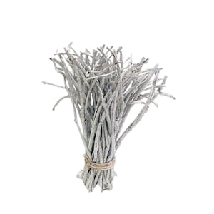 15&quot; White Wash Vine Sheaf/Curly Twigs/Branches/Centerpiece decor/Decoration Branches/Gold Branches/Glitter Branches/Silver Branches