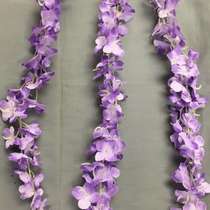 Silk Wisteria Lavender Garlands/Vines For Wedding/Greenery/Wedding Centerpieces/Home Decor/Faux Vines/Silk Vines/Garlands