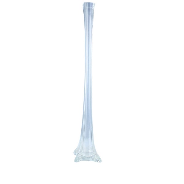 Skinny Tall Eiffel Tower Vase in Various Sizes available 16" 20" 24" Square Base