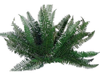 16" Preserved Green Mountain Fern/ Green/Yellow/Burnt Orange/Branches/Centerpiece decor/Winter/Decoration Branches/Branches/Glitter Branches