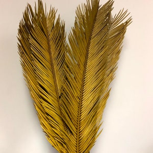 PALM LEAVES/Branches/Centerpiece decor/ Winter wonderland/Decoration Branches/Gold Branches/Silver Branches/ Yellow/ Green/ Brown