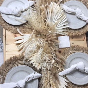 1-6pc - 10-16&quot;Dried SUN BLEACHED Palm Spears/ Home Decor/Vase Decor/Centerpiece Wedding Decor/Flowers/ Sun Palms/Fan Palm/ Table Decor