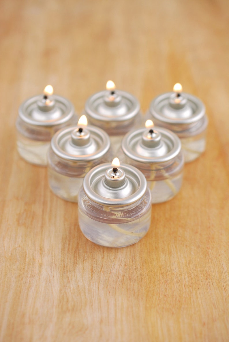 100 Pcs Liquid Paraffin Tea Light Candles Burn for 8 Hours Etsy UK