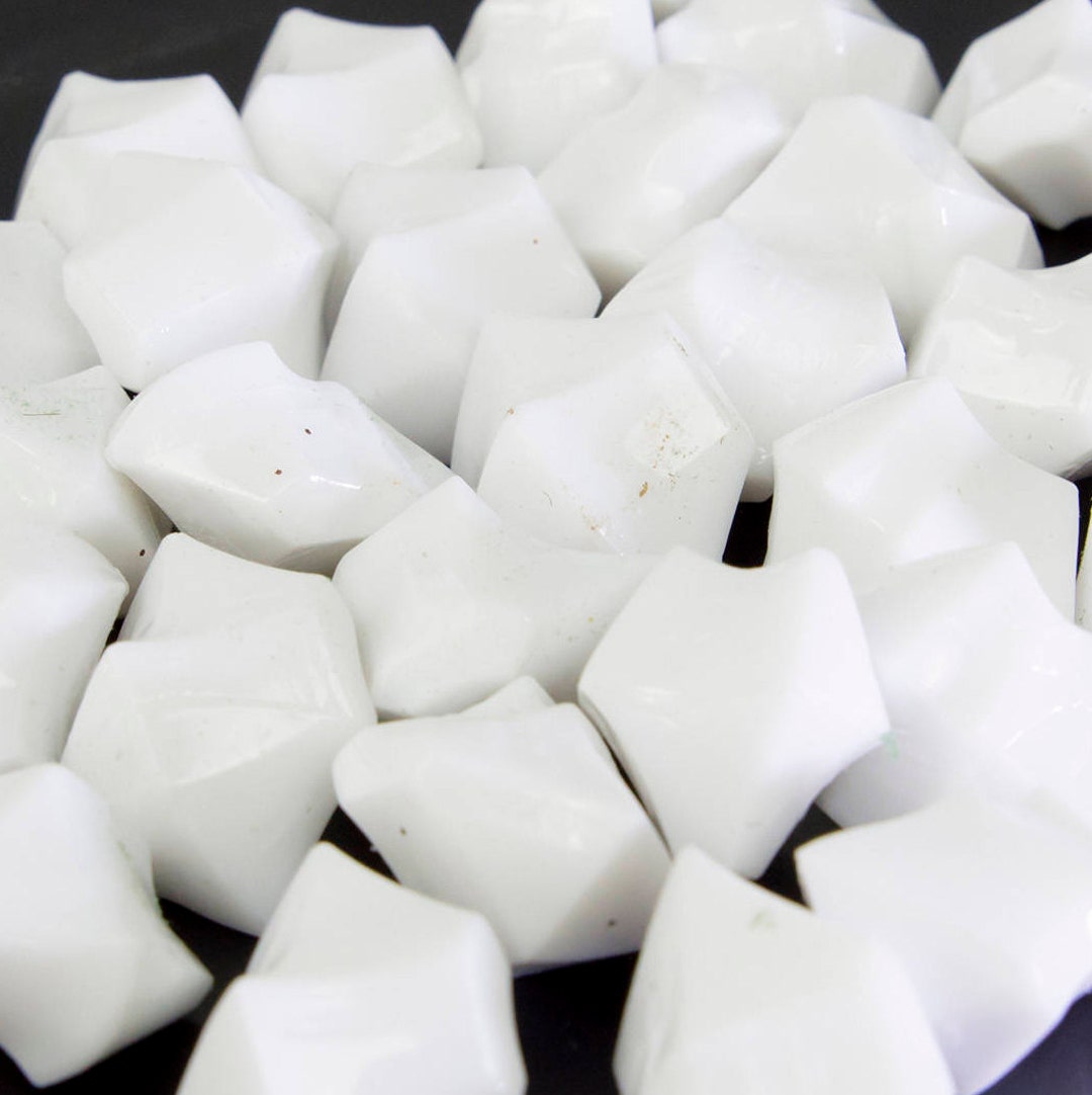 White Bling Acrylic Ice Rocks / Display Ice Stones/ Table Confetti ...