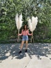 Ivory/ Natural/Golden Pampas 55'& 45' Natural Pampas Grass/Pampas Bundle/Home Decor/Rustic Wedding Decor /Brown Pampas/Fluffy/Boho Chic 