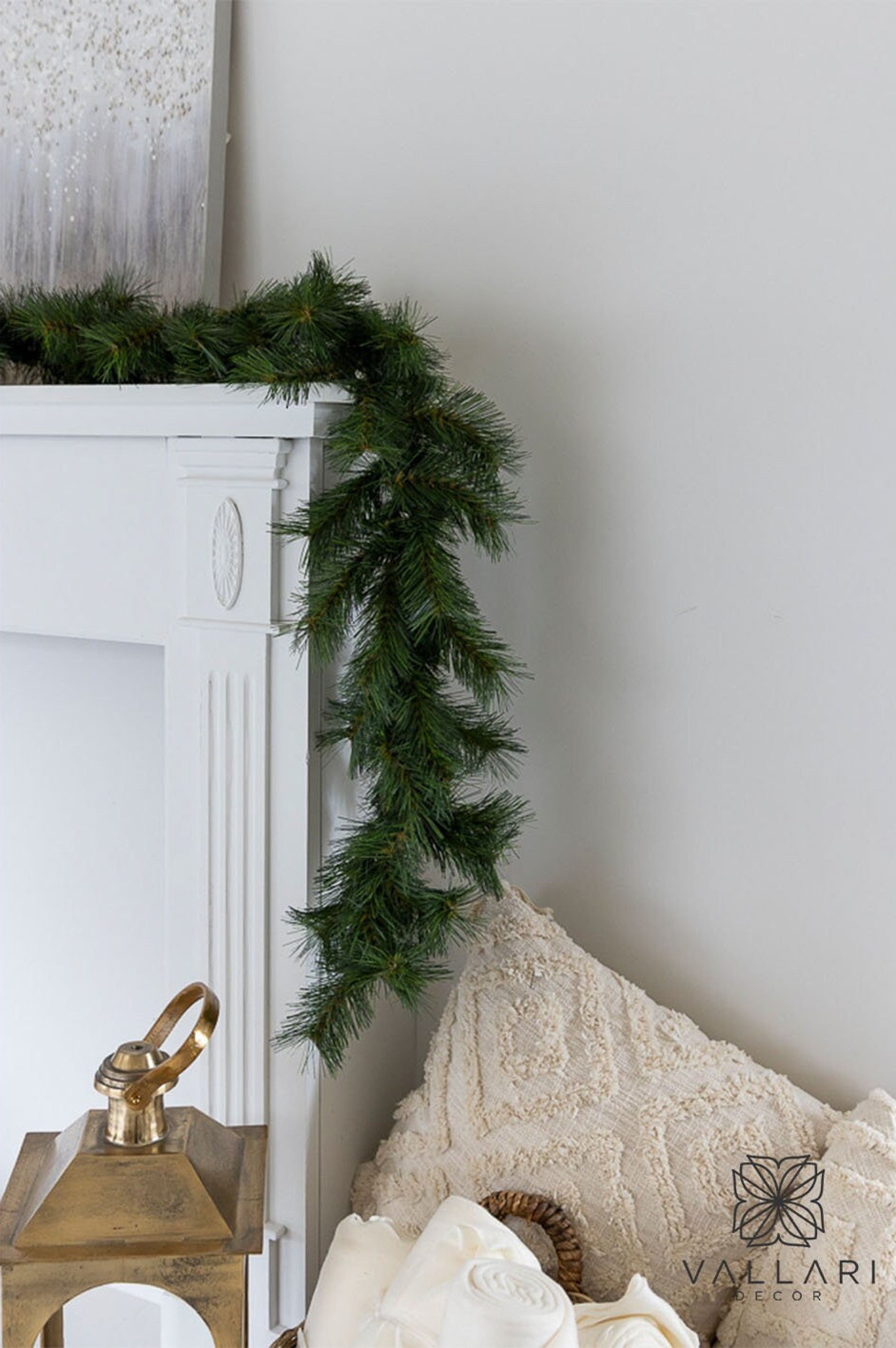 9FT X12 Eastern White Pine Garland/garland/artificial Etsy Canada