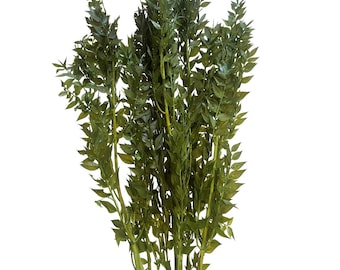 30" Grüner Ruscus/Füllerdekor/Kunstfüller/Wohndekor/Vasendekor/Mittelstückdekor/Kunstblumen/Seidenblumen/Blumenstrauß