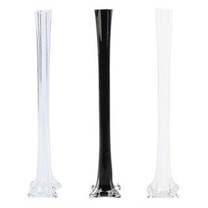 12 pcs 24&quot; Square base Eiffel/Eiffel Tower vases/ Lily vase/Tall Centerpiece/Flower Holder/Feather Centerpiece/Tall case/ Large Vase/