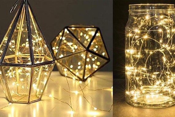 Guirlande Micro LED pour decoration verre ou vase 20 LEDS