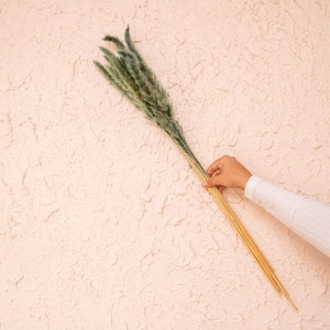 6pc Mini 30&quot; Pacific Blue Pampas /Blue pampas Grass/Assorted Sizes/Home Decor/Wedding Decor/Dusty Blue Wedding/Mini Pampas/Wedding Decor