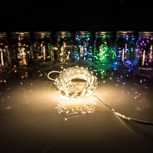 SUPER SUPER LONG 20 Meter/65 Feet Micro Led Fairy string light 20M/200 lights waterproof. Silver/Copper wire/ bedroom lights/ twinkle lights image 5