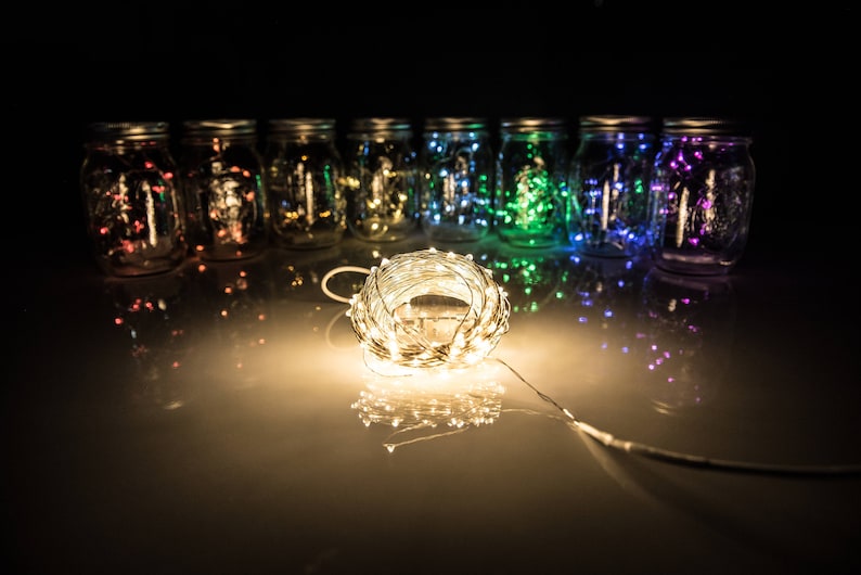 SUPER SUPER LONG 20 Meter/65 Feet Micro Led Fairy string light 20M/200 lights waterproof. Silver/Copper wire/ bedroom lights/ twinkle lights image 5