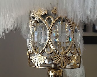 28" Gatsby Metal Stand/Floral Stand /Pillar/Candelabra Stand/Gold Or Silver/Metal Vase/Flower Stand/Feather Stand/ Kissing Ball