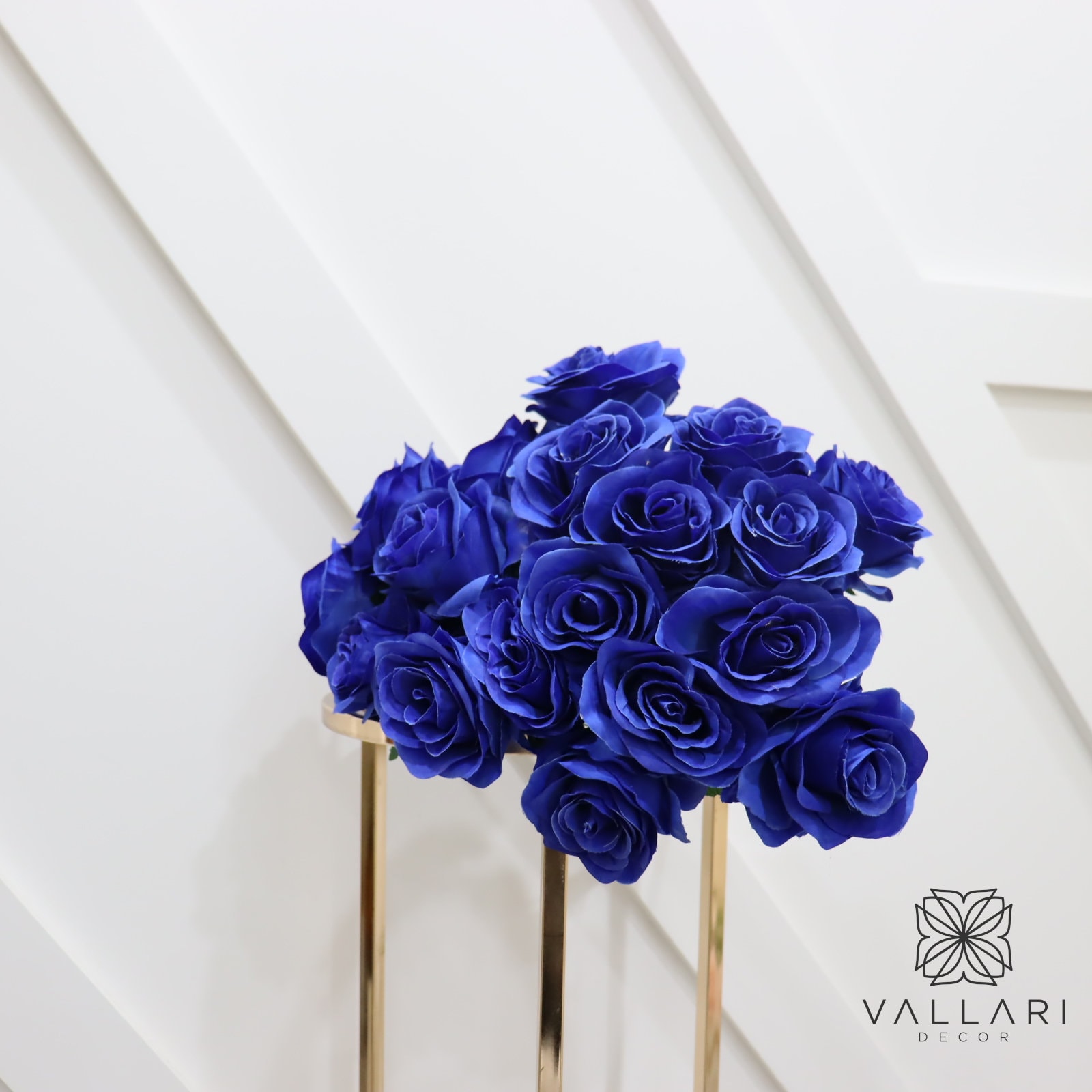 Royal Dark Blue Rose Bush/cobalt Blue Rose Bush/faux Flowers