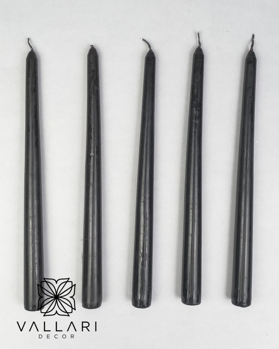 Black Taper Candles/ 10/ Centerpieces/ Vases/ Table Decorations/ Long  Candles/tall Candles/blush Pink/light Pink 