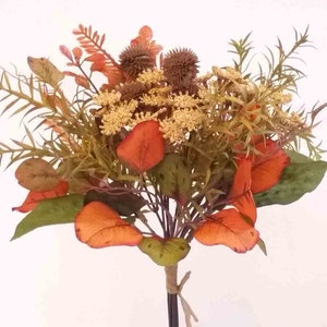 13&quot; Thistle/Astilbe Mixed Bouquet/Dried Floral Bouquet/Dried Pampas/Pampas Bouquet Decor/Boho Bouquet/Floral Decor
