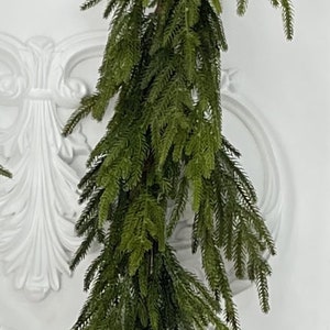 67&quot; Real Touch Norfolk Pine Garland/ Faux Garlands/Vines/Greenery/Wedding Centerpieces/Home Decor/Faux Vines/Silk Vines/Garlands