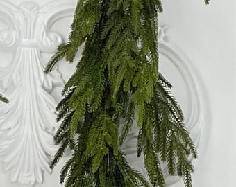 67&quot; Real Touch Norfolk Pine Garland/ Faux Garlands/Vines/Greenery/Wedding Centerpieces/Home Decor/Faux Vines/Silk Vines/Garlands