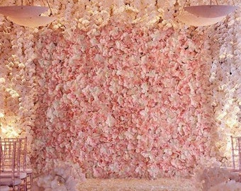 Pink Hydrangea Flower Panel/ Wedding decor/ Floral decor/ Flower wall/ Event decor/ Floral wall panel/Hydrangea Florals/ Pink Hydrangea/