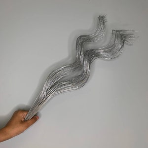 25&quot; Silver Glitter Curly Twigs/Branches/Centerpiece decor/ Winter wonderland/Decoration Branches/Gold Branches/Glitter Branches/