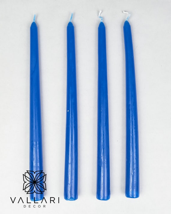 Candele A Colonna Scanalate, 3x10 Cm, Set Da 3, Colore Rosa Sussurro, Non Profumate, Decorazione Moderna